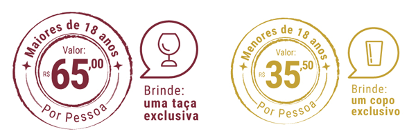 Valores - Tour do Vinho - Vinícola Castanho